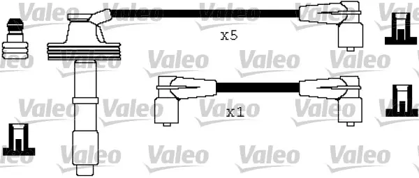 комплект запалителеи кабели VALEO               