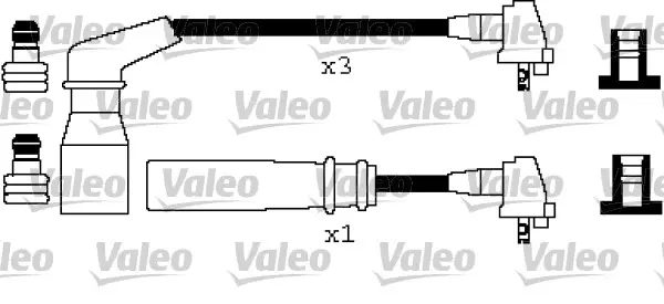 комплект запалителеи кабели VALEO               