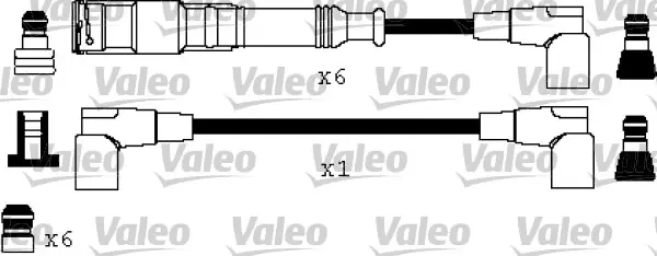 комплект запалителеи кабели VALEO               