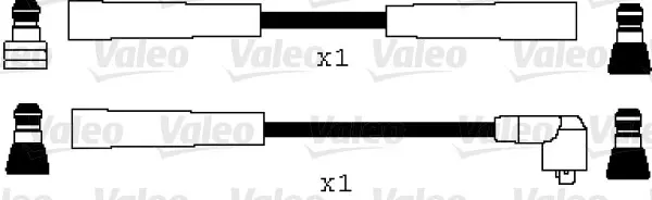 комплект запалителеи кабели VALEO               