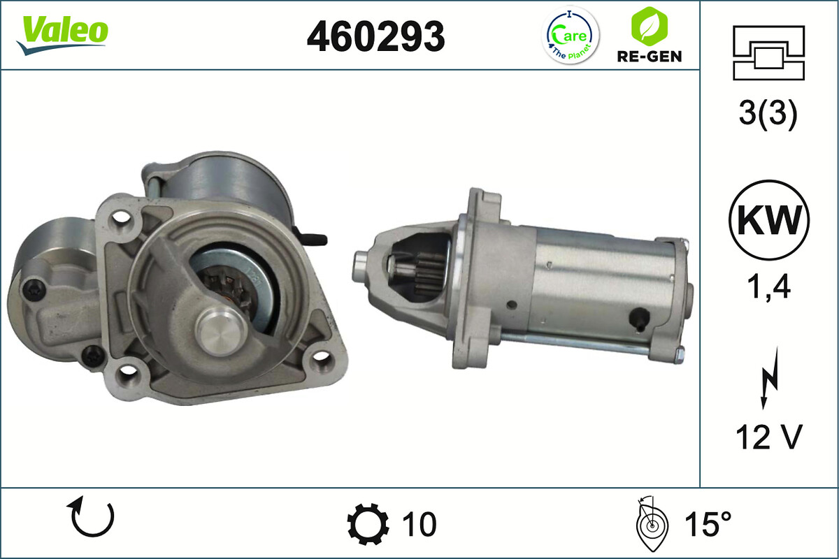 VALEO RE-GEN REMANUFACTURED , стартер VALEO