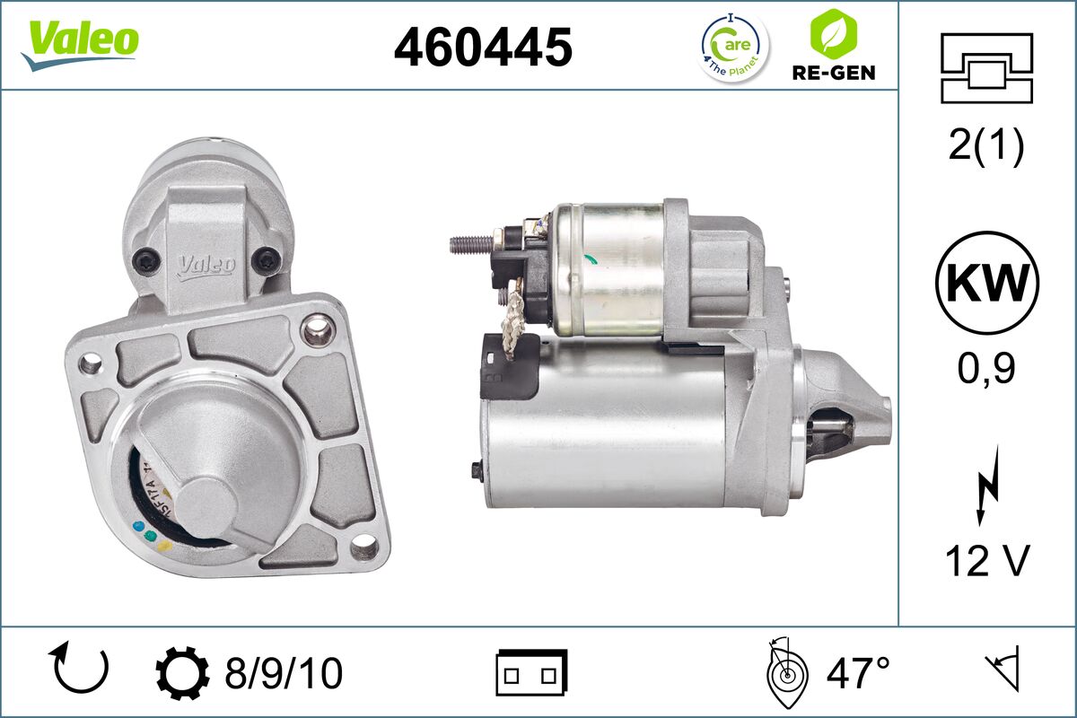 VALEO RE-GEN REMANUFACTURED , стартер VALEO