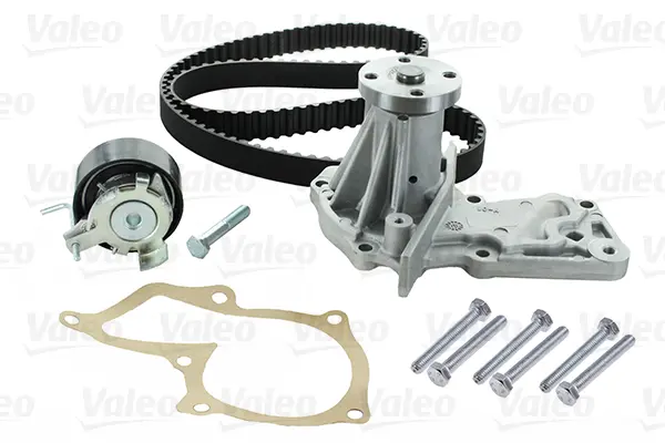 водна помпа- к-кт ангренажен ремък VALEO               