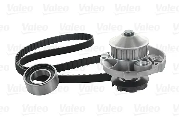 водна помпа- к-кт ангренажен ремък VALEO               