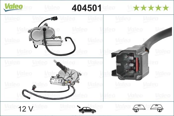 Моторче за чистачки за FORD TRANSIT кутия (FA_ _) 2.4 DI (FAA_, FAB_, FAC_, FAD_) 404501 VALEO               