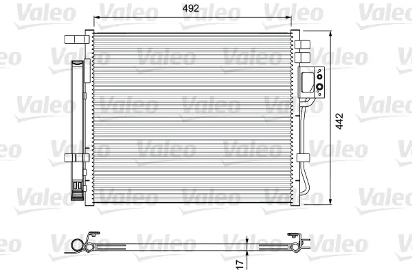 кондензатор, климатизация VALEO               