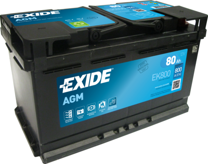 Акумулатор за FORD RANGER (TKE) 2.0 EcoBlue 4x4 EK800 EXIDE               