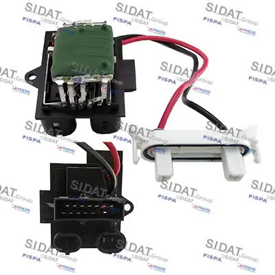 резистор, електромотор-вентилатор охлаждане SIDAT               