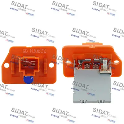 съпротивление, вентилатор за вътрешно пространство SIDAT               