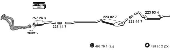 Изпускателна система ERNST               