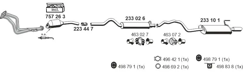 Изпускателна система ERNST               