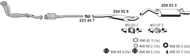 Изпускателна система ERNST               