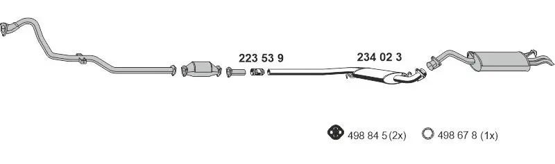 Изпускателна система ERNST               