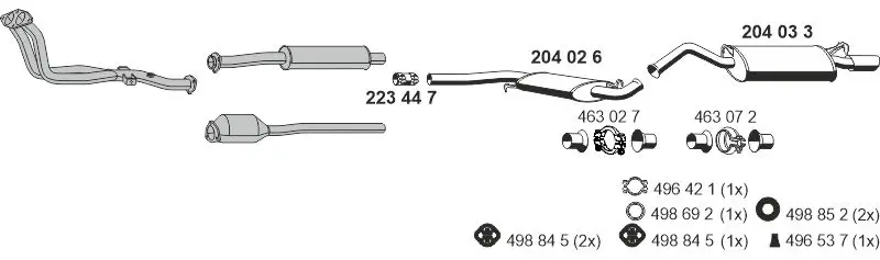 Изпускателна система ERNST               