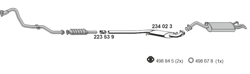 Изпускателна система ERNST               