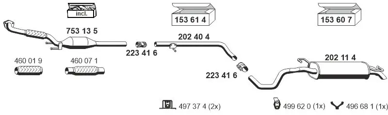 Изпускателна система ERNST               