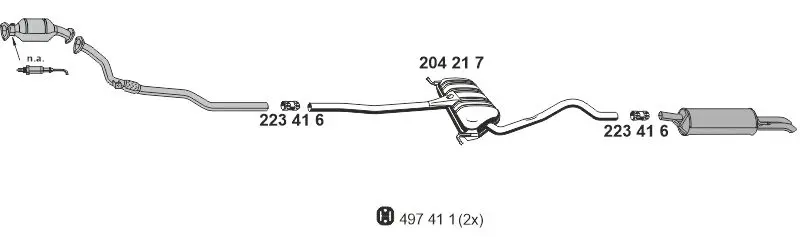 Изпускателна система ERNST               