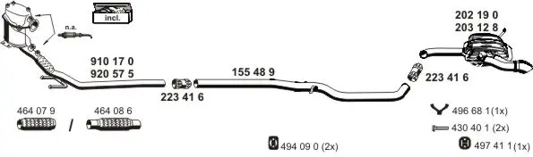 Изпускателна система ERNST               