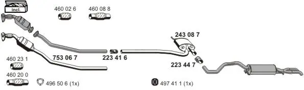 Изпускателна система ERNST               