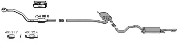 Изпускателна система ERNST               