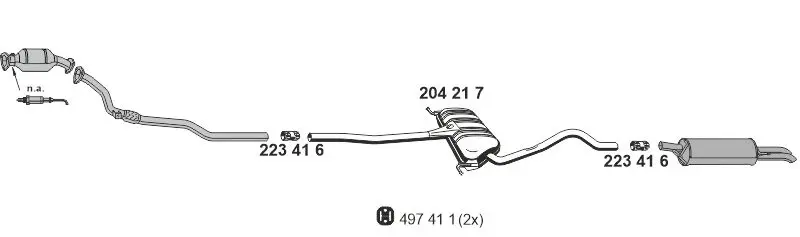 Изпускателна система ERNST               