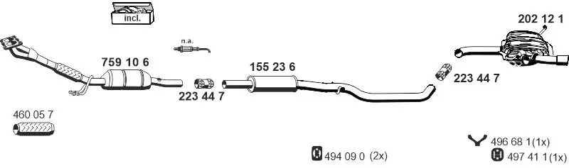 Изпускателна система ERNST               
