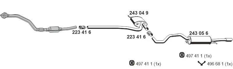 Изпускателна система ERNST               