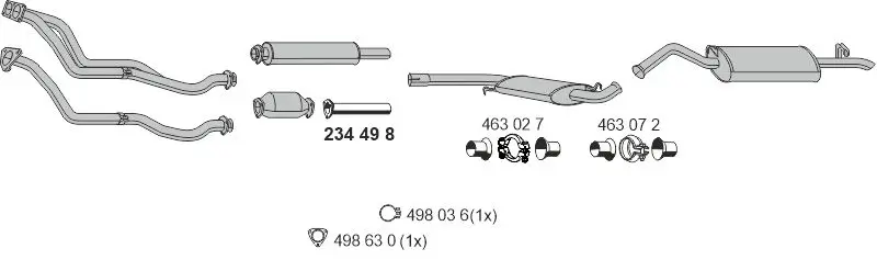 Изпускателна система ERNST               