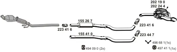 Изпускателна система ERNST               
