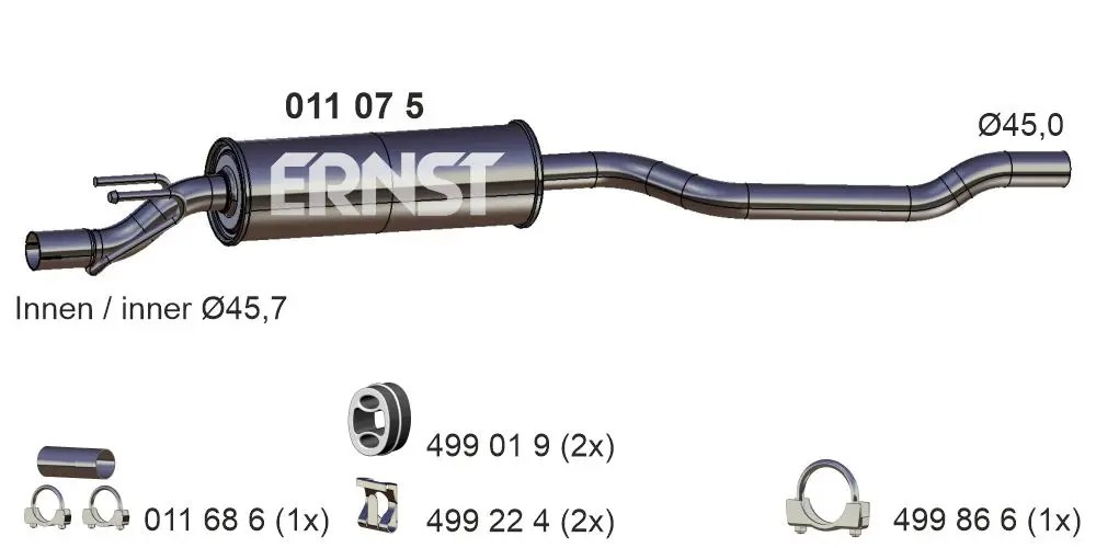 средно гърне ERNST               