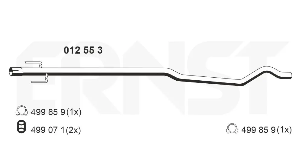 изпускателна тръба ERNST               