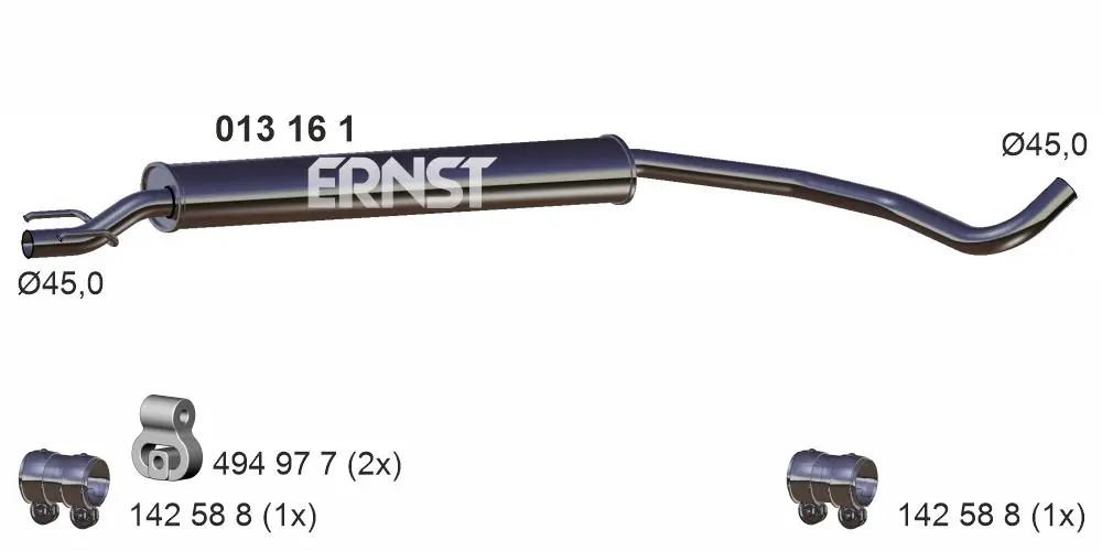 средно гърне ERNST               