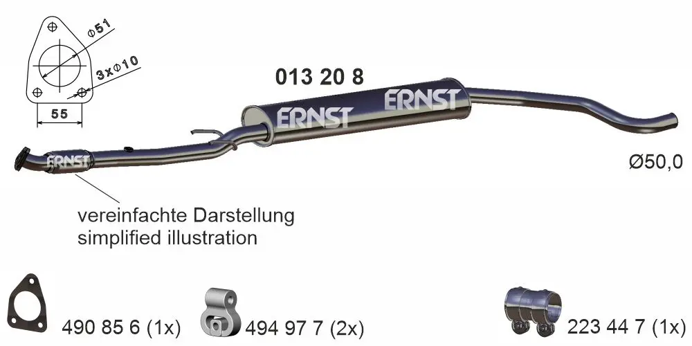 средно гърне ERNST               