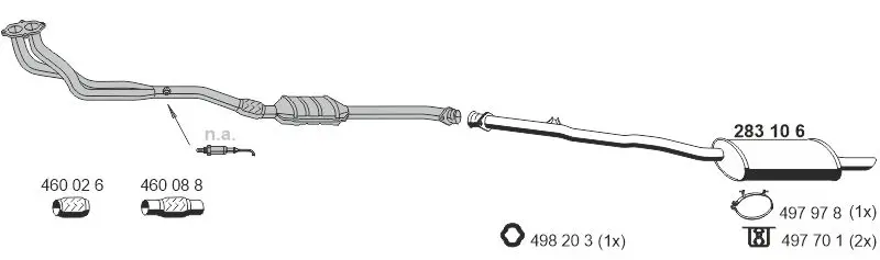 Изпускателна система ERNST               