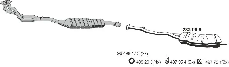 Изпускателна система ERNST               