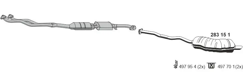Изпускателна система ERNST               