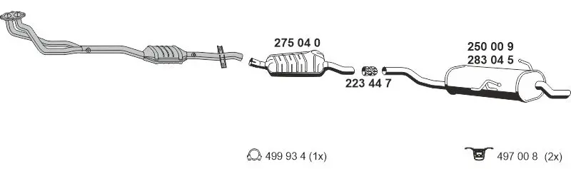 Изпускателна система ERNST               