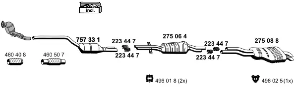 Изпускателна система ERNST               
