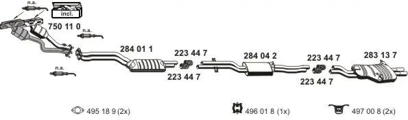 Изпускателна система ERNST               
