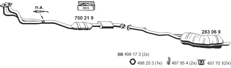 Изпускателна система ERNST               