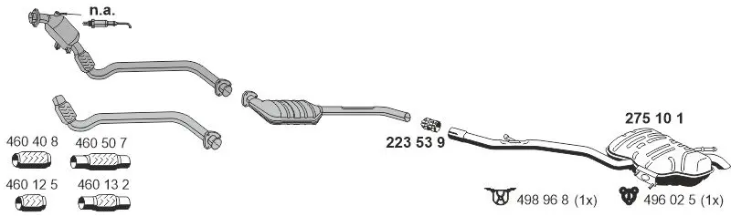 Изпускателна система ERNST               