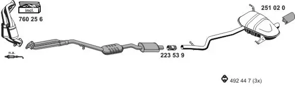 Изпускателна система ERNST               