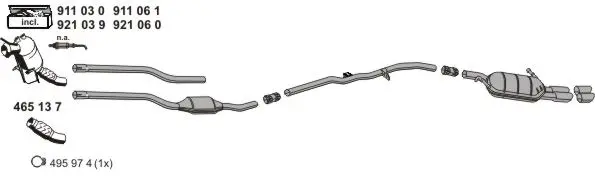 Изпускателна система ERNST               