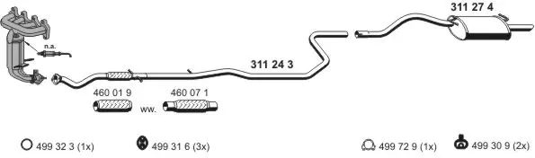 Изпускателна система ERNST               