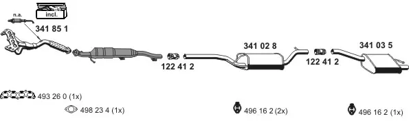 Изпускателна система ERNST               