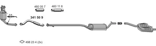 Изпускателна система ERNST               