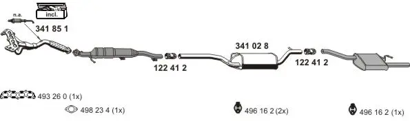 Изпускателна система ERNST               