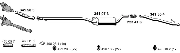 Изпускателна система ERNST               