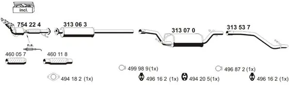 Изпускателна система ERNST               