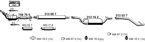 Изпускателна система ERNST               